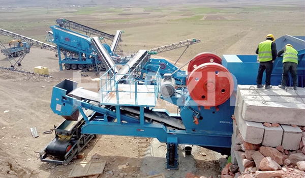 mobile crusher plant